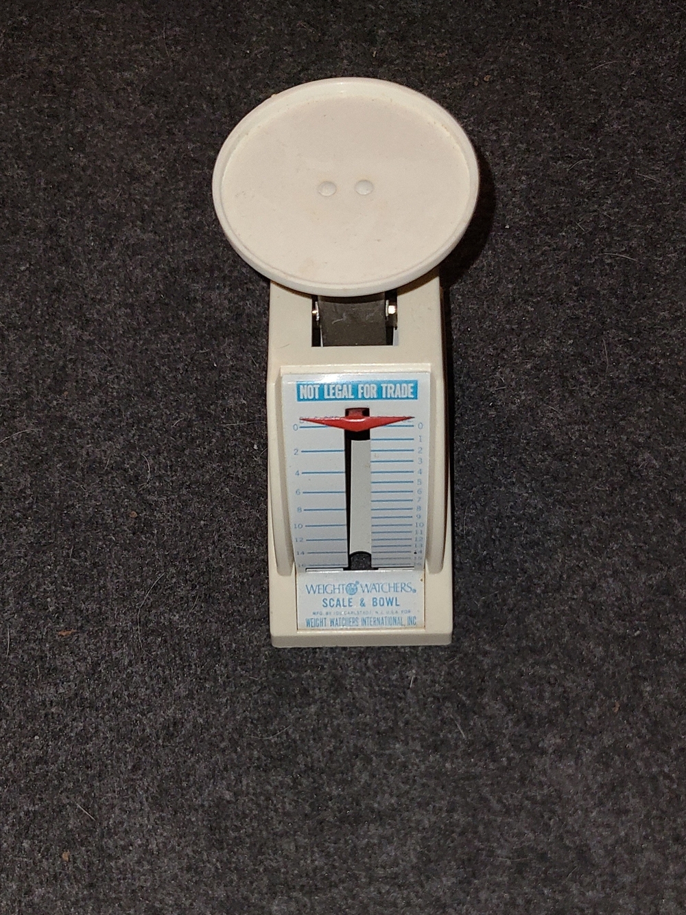 Vintage Official Weight Watchers Mechanical Scale 16 oz Max Weight